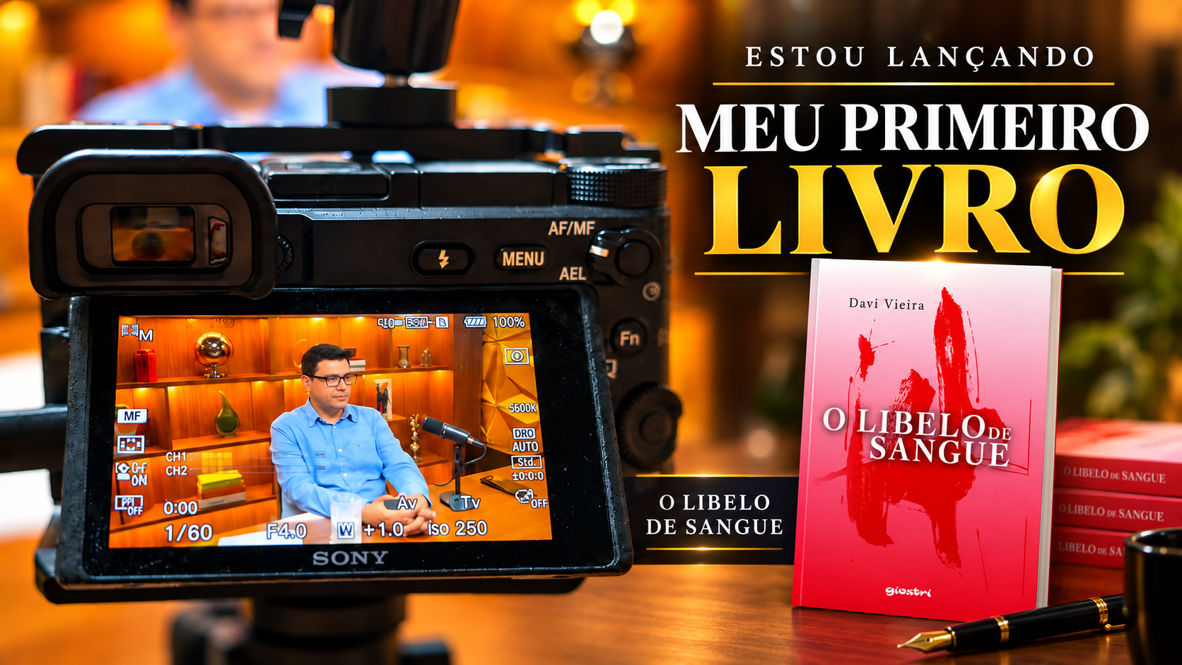 Davi Vieira fala sobre “O Libelo de Sangue”